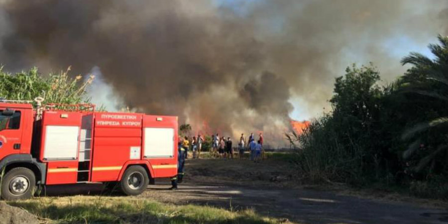 Δήμαρχος Λάρνακας: «Κακόβουλα τέθηκε η πυρκαγιά σε περιοχή στην αλυκή»